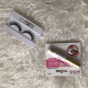 Eyelash set & glue! New.